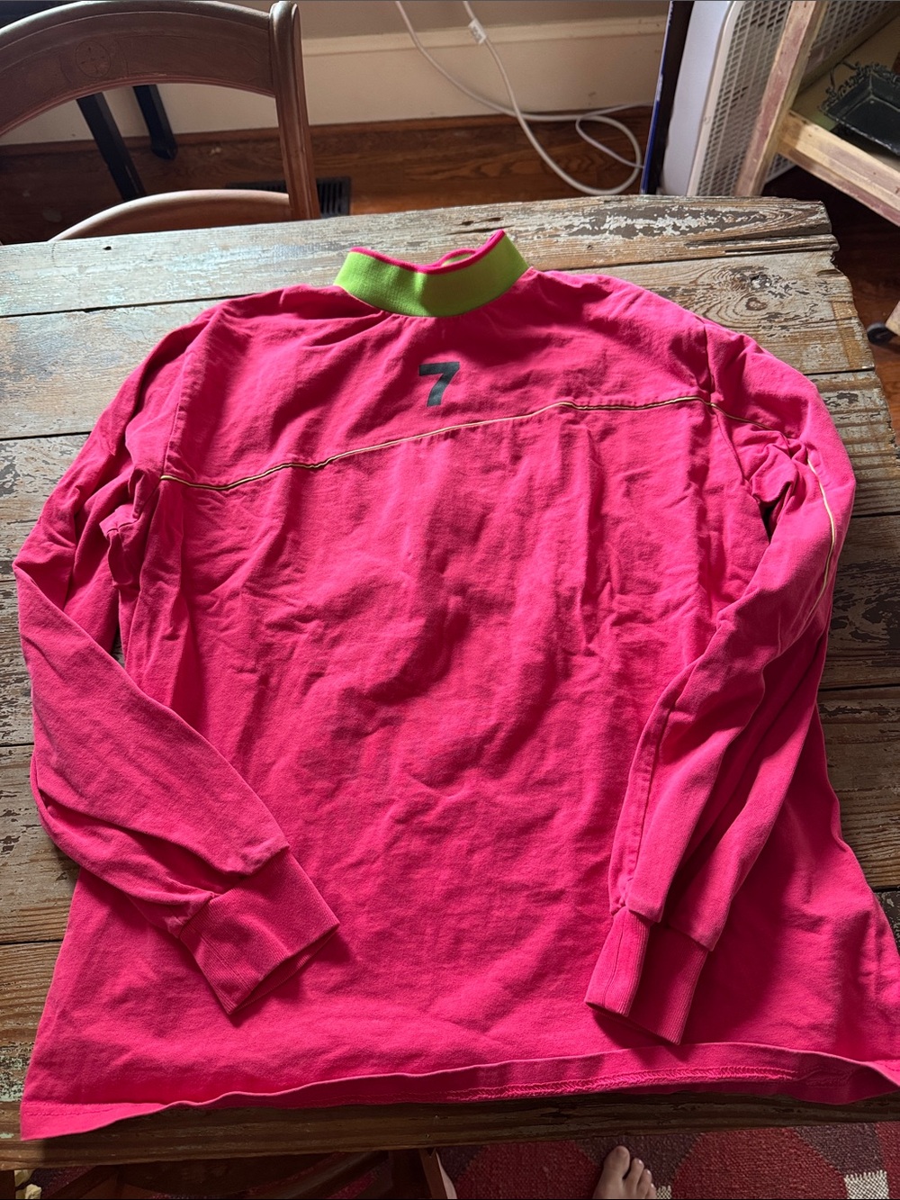 Women’s Pink Long-Sleeve Mock Neck Top
